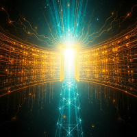 Akashic Records glowing library of light